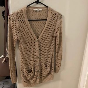 Forever 21 Tan Cardigan